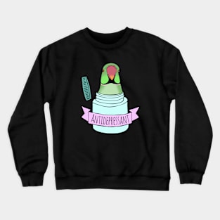 antidepressant indian ringneck Crewneck Sweatshirt